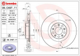 Brzdový kotouč BREMBO 09.C497.11 - ALFA ROMEO