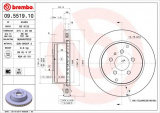 Brzdový kotouč BREMBO 09.5519.10 - FERRARI