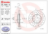 Brzdový kotouč BREMBO 09.7628.1X