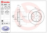 Brzdový kotouč BREMBO 08.A607.11