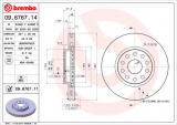 Brzdový kotouč BREMBO 09.6767.14 - ALFA ROMEO