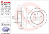Brzdový kotouč BREMBO 08.A635.11