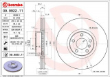 Brzdový kotouč BREMBO 09.9922.11 - BMW