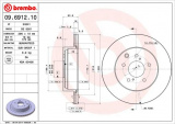 Brzdový kotouč BREMBO 09.6912.10 - NISSAN