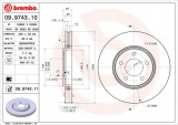 Brzdový kotouč BREMBO 09.9743.11