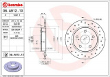 Brzdový kotouč BREMBO 08.A912.1X