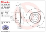 Brzdový kotouč BREMBO 09.A229.10 - LAND ROVER