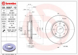 Brzdový kotouč BREMBO 09.9997.10 - KIA
