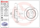Brzdový kotouč BREMBO 08.9580.10 - MERCEDES-BENZ