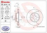 Brzdový kotouč BREMBO 09.5215.10 - ALFA ROMEO, FIAT, LANCIA