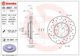 Brzdový kotouč BREMBO 09.8601.1X