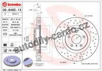 Brzdový kotouč BREMBO 09.8485.1X