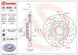 Brzdový kotouč BREMBO 09.8690.1X