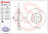 Brzdový kotouč BREMBO 09.6747.10 - VW