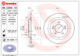 Brzdový kotouč BREMBO 08.C250.11
