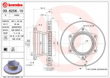 Brzdový kotouč BREMBO 09.8206.10 - MERCEDES-BENZ