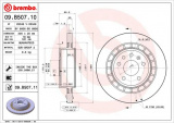 Brzdový kotouč BREMBO 09.B507.11 - SAAB