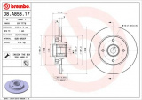 Brzdový kotouč BREMBO 08.A858.17