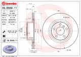Brzdový kotouč BREMBO 09.B569.11 - BMW