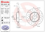 Brzdový kotouč BREMBO 09.8137.2X