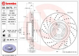 Brzdový kotouč BREMBO 09.B475.11 - MERCEDES-BENZ