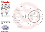 Brzdový kotouč BREMBO 08.A351.10