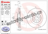 Brzdový kotouč BREMBO 09.A444.40