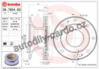 Brzdový kotouč BREMBO 09.7804.60