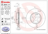 Brzdový kotouč BREMBO 09.B344.41 - MERCEDES-BENZ