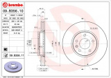 Brzdový kotouč BREMBO 09.B356.10 - CHEVROLET, OPEL, VAUXHALL