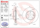 Brzdový kotouč BREMBO 09.B436.41 - MERCEDES-BENZ