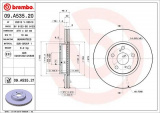 Brzdový kotouč BREMBO 09.A535.20 - SUBARU, TOYOTA