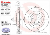 Brzdový kotouč BREMBO 09.B504.11 - LAND ROVER