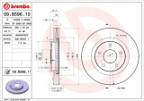 Brzdový kotouč BREMBO 09.B596.11 - NISSAN