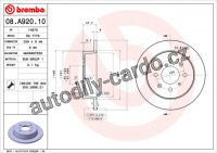 Brzdový kotouč BREMBO 08.A920.10