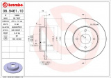 Brzdový kotouč BREMBO 08.9461.10 - NISSAN