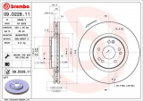 Brzdový kotouč BREMBO 09.D228.11 - MERCEDES-BENZ