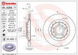 Brzdový kotouč BREMBO 09.A269.11 - AUDI