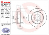 Brzdový kotouč BREMBO 08.A337.11
