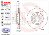 Brzdový kotouč BREMBO 09.8690.11 - AUDI, SEAT, ŠKODA, VW