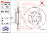 Brzdový kotouč BREMBO 09.D096.13 - BMW