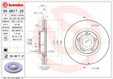 Brzdový kotouč BREMBO 09.9817.21