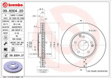 Brzdový kotouč BREMBO 09.8304.20 - MERCEDES-BENZ