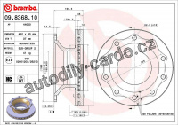 Brzdový kotouč BREMBO 09.8368.10