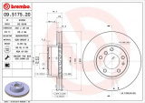 Brzdový kotouč BREMBO 09.5175.20 - BMW