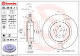 Brzdový kotouč BREMBO 09.8615.11 - VOLVO
