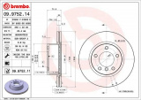 Brzdový kotouč BREMBO 09.9752.14 - BMW