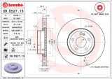Brzdový kotouč BREMBO 09.D527.13 - MERCEDES-BENZ
