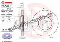 Brzdový kotouč BREMBO 09.A603.11
