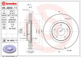 Brzdový kotouč BREMBO 09.A603.11